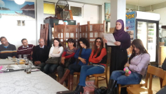 اللد: مدرسة دار الحكمة الإعدادية تكرم المعلمة روضة سكسك دبسي 